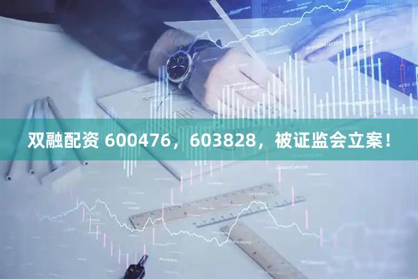 双融配资 600476，603828，被证监会立案！